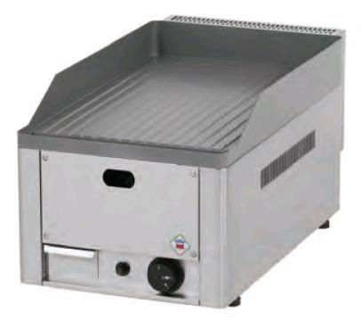Plancha professionnelle gaz rainurée 1 zone Plancha professionnelle gaz rainurée 1 zone